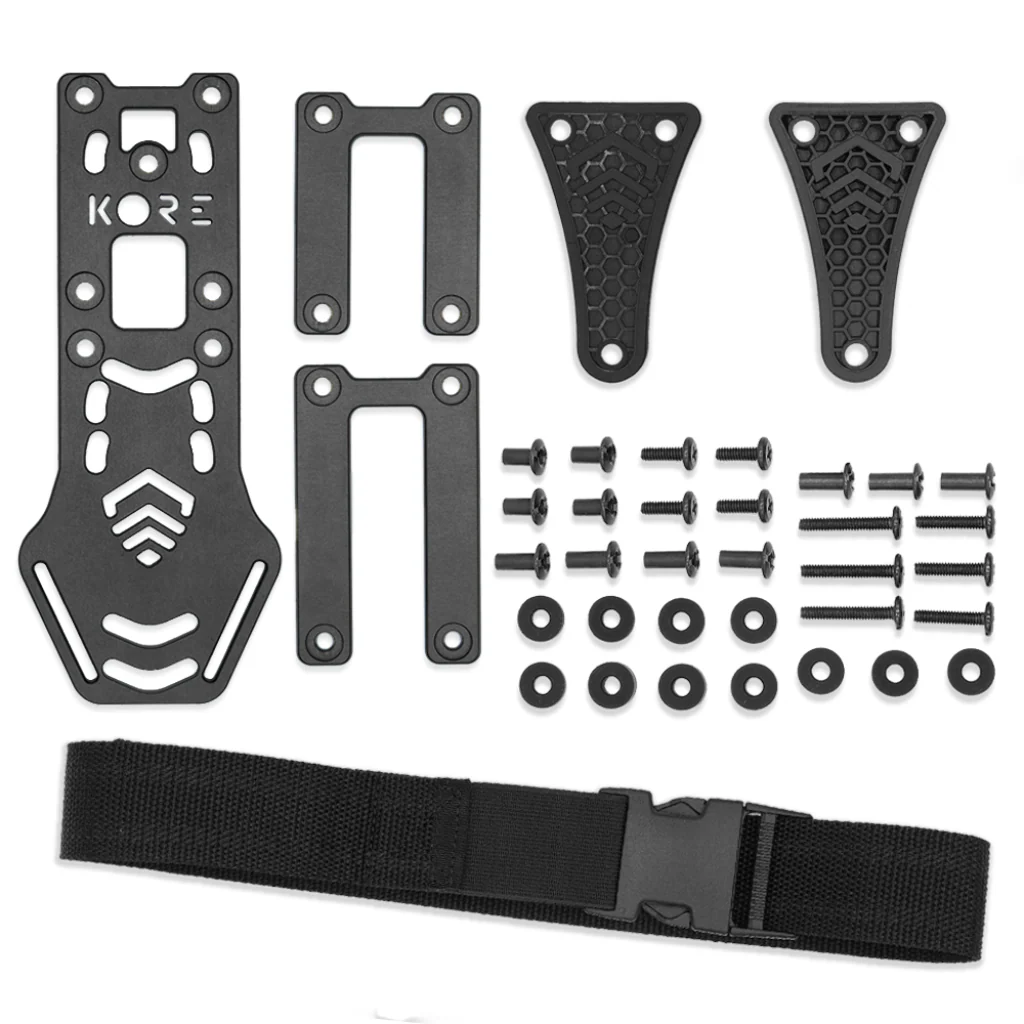 HOLSTERMOUNTV2-All-BLK_2048x2048 KORE Holster Mount Pack Μαύρο - Image 1
