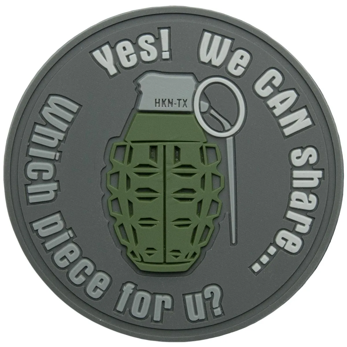 helikon_WE_CAN_SHARE_GRANADE_PATCH_GREY_ALL_1 HELIKON We Can Share Grenade Patch - Image 1